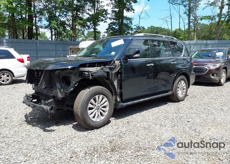 2024 Nissan Armada Sv 4Wd из США, поврежденный, VIN JN8AY2AD0R9705694